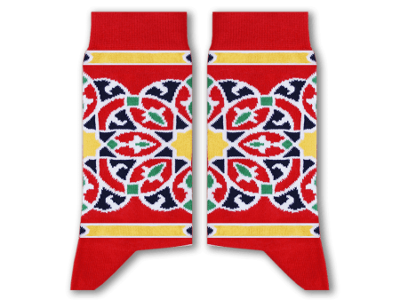 Khayamiya Socks (Red) Online