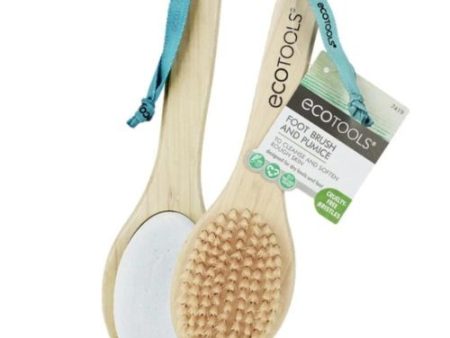 Eco Tools Bath Bamboo Foot Brush & Pumice Fashion