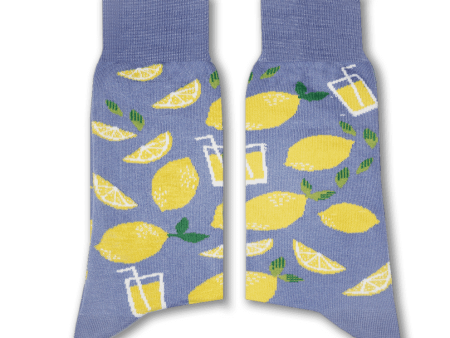 Lemonade Socks (Blue) Online Sale