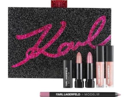 Karl Lagerfeld + Modelco Minaudiere Mini Lip Kit Online Hot Sale