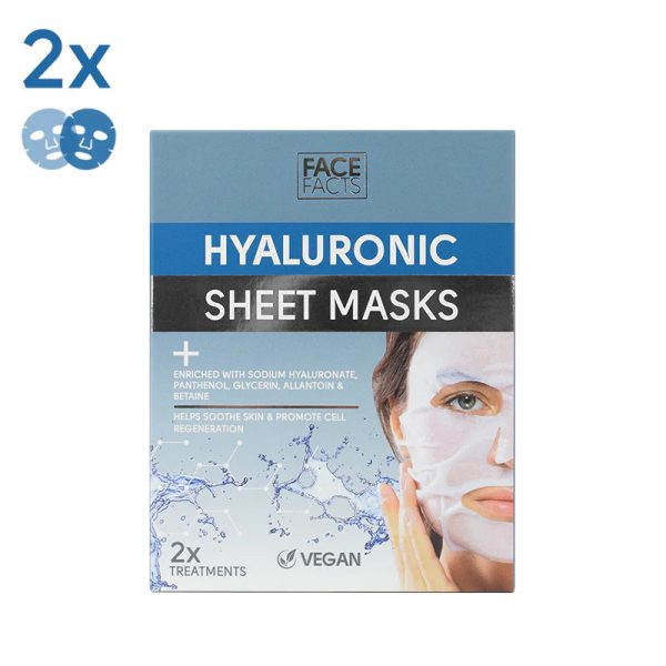 2x Hyaluronic Sheet Mask For Cheap