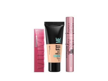 Vinyl Ink Lipstick + Sky High Mascara + Fit Me Foundation At 25% OFF For Cheap