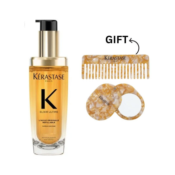 Elixir Ultime L Huile Originale 75ml + FREE Gold Miror And Comb Set Online