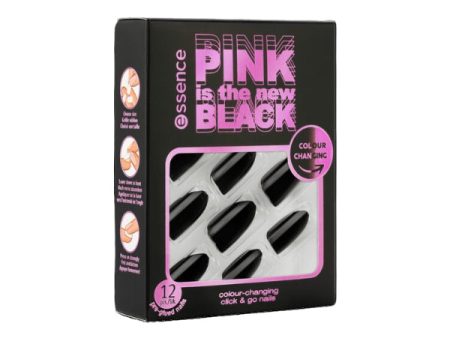 Pink Is The New Black Colour-Changing Click & Go Nails For Discount