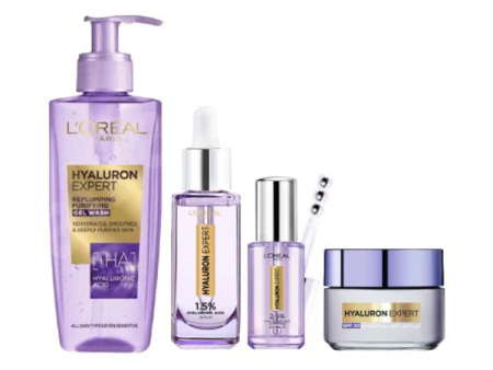 Hyaluron Expert Wash 200 ML + Serum 30 ML + Eye Serum 20 ML + Day Cream 50 ML At 25% OFF Supply