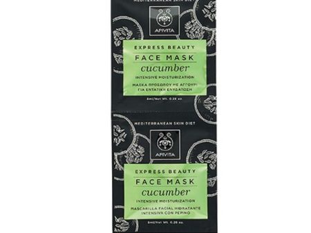 Express Beauty Face Mask - Cucumber 2x8 ML Cheap