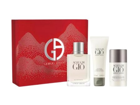 Acqua Di Gio Eau De Toilette Set Online Hot Sale