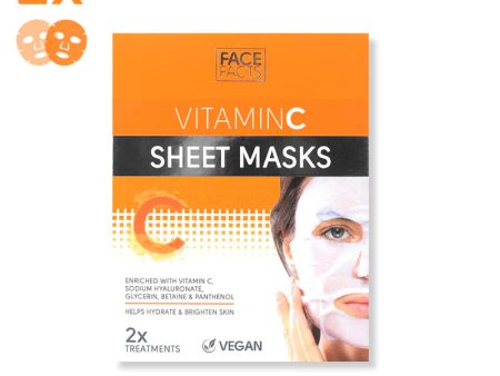 2x Vitamin C Sheet Mask Supply