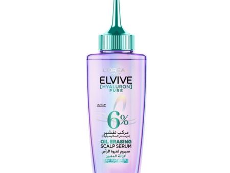 Elvive Hyaluron Pure Oil Erasing Scalp Serum with Salicylic Acid, for Oily Roots and Dehydrated Lengths Online Hot Sale