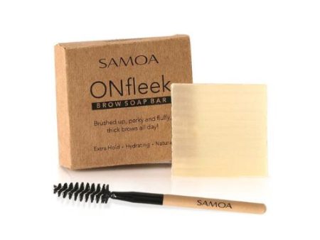 OnFleek Brow Soap Bar + Brush Supply