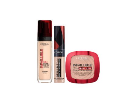 Infaillible Powder + Foundation + Waterproof Concealer At 25% OFF Sale