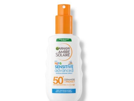 Ambre Solaire Sensitive Advanced SPF 50+ Ceramide Protect Sunscreen Spray For Kids (150mL) Sale