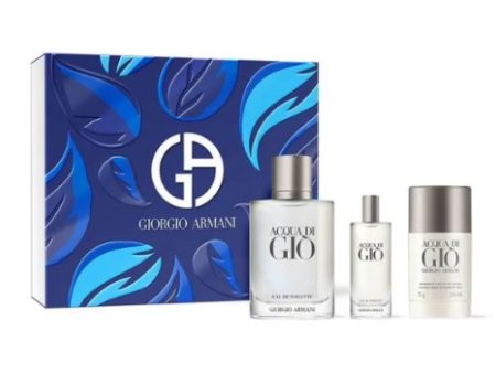 Acqua di Gio Eau de Toilette Set For Discount