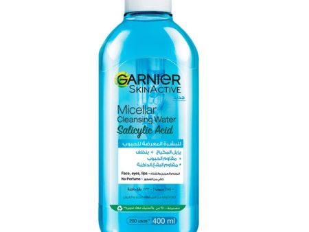 Salicylic Acid Micellar Water Facial Anti-Acne Cleanser and Makeup Remover, for Oily and Acne-Prone Supply