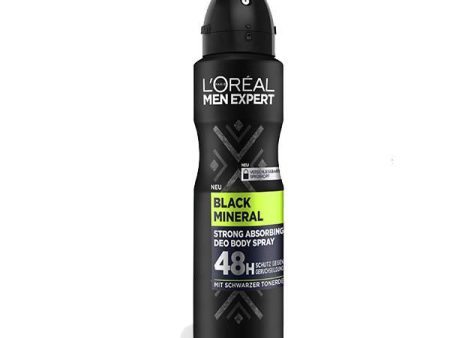 Black Mineral 48H Deodorant Body Spray Online Sale