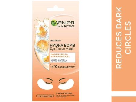 Hydra Bomb Hydrating & Brightening Eye Tissue Mask - with Hyaluronic Acid and Vitamin C for Dark Circles Online Sale